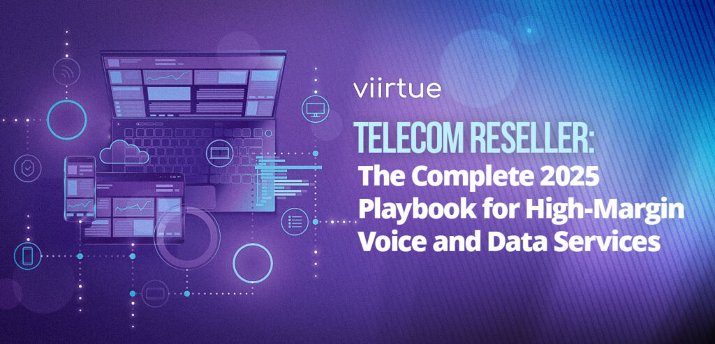 Stylized title page for Telecom Reseller blog