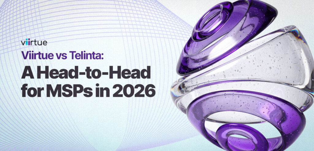 Viirtue vs Telinta: A Head-to-Head for MSPs in 2026 Title Card With Viirtue Branding