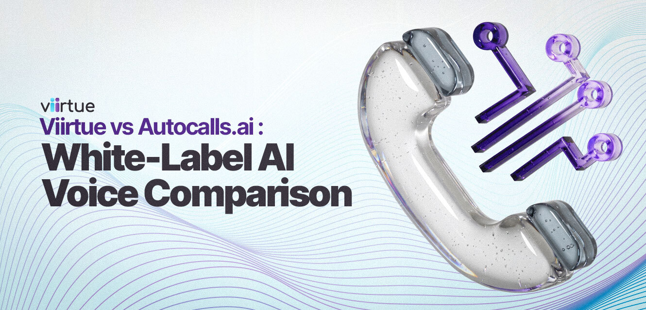Viirtue vs Autocalls.ai: White-Label AI Voice for MSPs Title Card With Viirtue Branding